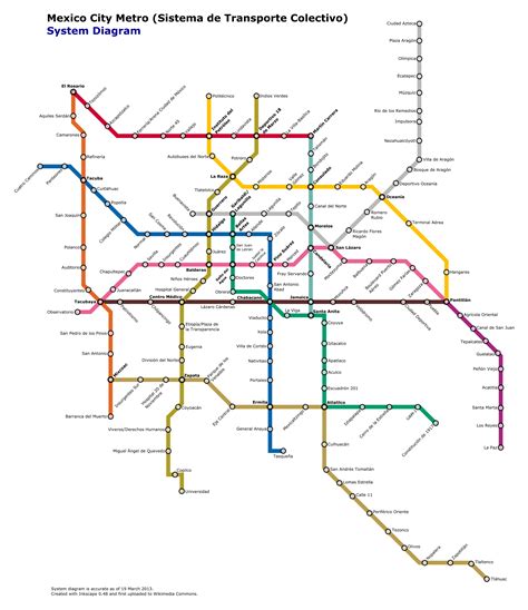 mapa de metro cdmx
